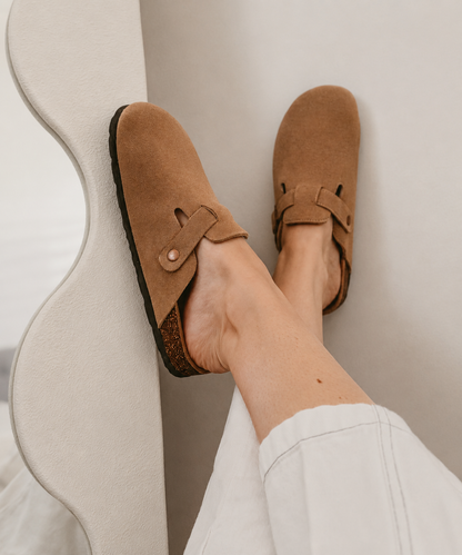 Genuine Suede Clogs